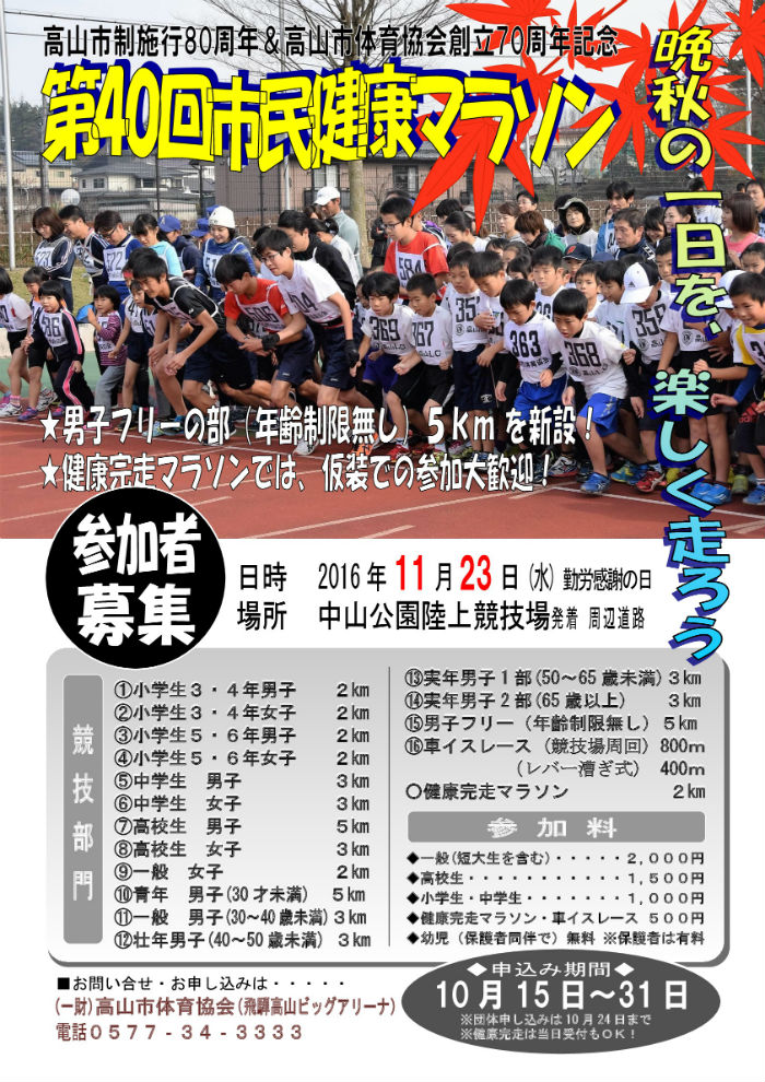 第39回市民健康マラソン